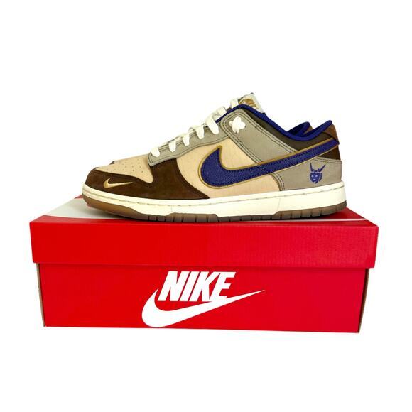 Nike Dunk Low Setsubun Tan & Purple Men's Size 9.5 - Picture 4 of 10